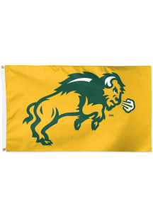 North Dakota State Bison Deluxe Yellow Silk Screen Grommet Flag