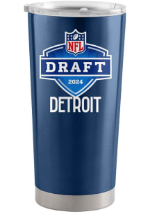 Detroit Lions 2024 NFL Draft Stainless Steel Tumbler - Blue