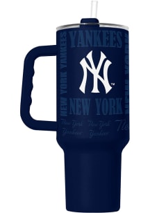Logo Brands New York Yankees 40oz Replay Stainless Steel Tumbler - Navy Blue