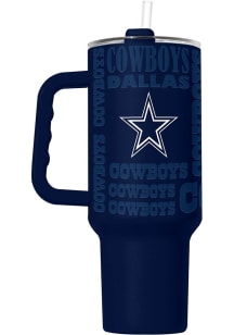 Dallas Cowboys 40oz Replay Stainless Steel Tumbler - Navy Blue