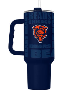Chicago Bears 40oz Replay Stainless Steel Tumbler - Navy Blue