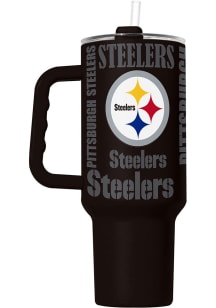 Pittsburgh Steelers 40oz Replay Stainless Steel Tumbler - Black