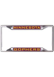 Minnesota Golden Gophers Maroon  Metal Logo License Frame