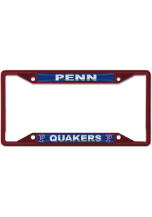 Pennsylvania Quakers Metal License Frame