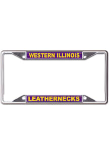 Western Illinois Leathernecks Metal License Frame