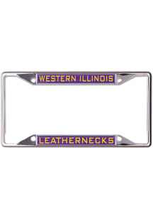 Western Illinois Leathernecks Metal License Frame