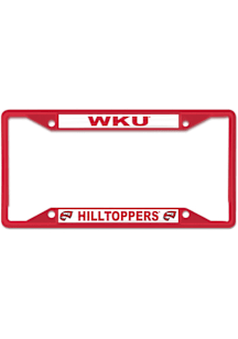 Western Kentucky Hilltoppers Metal License Frame