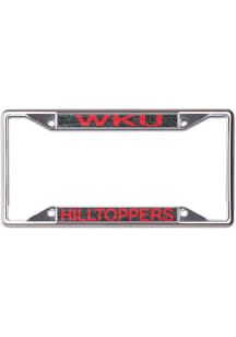 Western Kentucky Hilltoppers Carbon Metal License Frame