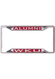 Western Kentucky Hilltoppers Metal Alumni License Frame