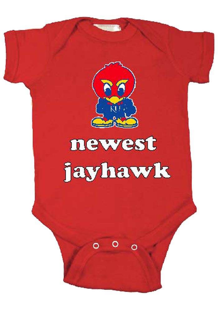 KU Jayhawks Kansas Jayhawks Red Baby Newest One Piece