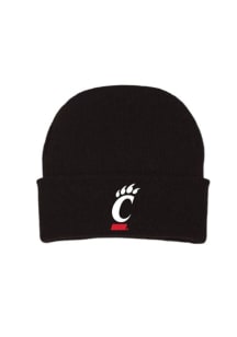 Solid Cincinnati Bearcats Newborn Knit Hat - Black