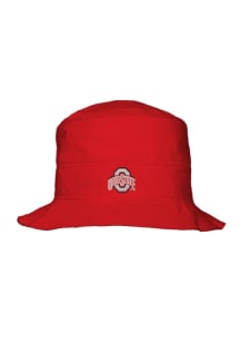 Bucket Ohio State Buckeyes Baby Sun Hat - Red