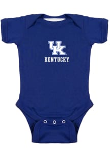 Kentucky Wildcats Baby Blue Logo Short Sleeve One Piece