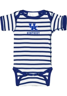 Kentucky Wildcats Baby Blue Stripe Short Sleeve One Piece