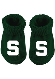 Michigan State Spartans Team Color Baby Bootie Boxed Set