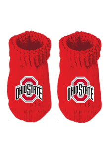 Team Color Ohio State Buckeyes Baby Bootie Boxed Set - Red