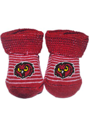 Temple Owls Stripe Baby Bootie Boxed Set
