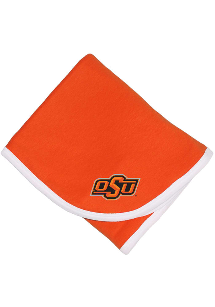 Oklahoma State Cowboys Team Color Baby Blanket