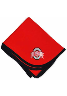 Team Logo Ohio State Buckeyes Baby Blanket - Red