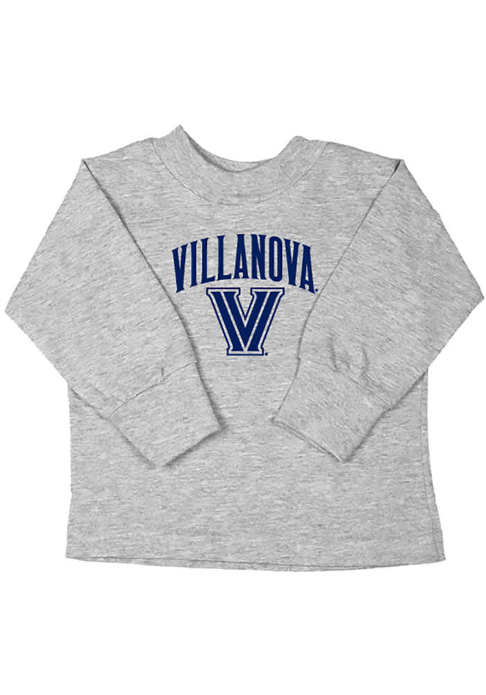 Villanova Wildcats Toddler Grey Arch Logo Long Sleeve T-Shirt