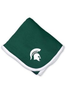 Michigan State Spartans Team Logo Baby Blanket