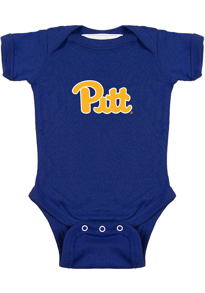 Pitt Panthers Baby Blue Bailey Short Sleeve One Piece