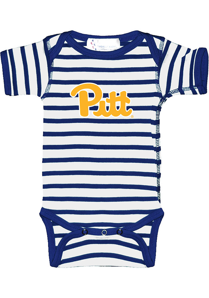 Pitt Panthers Baby Blue Skylar Short Sleeve One Piece