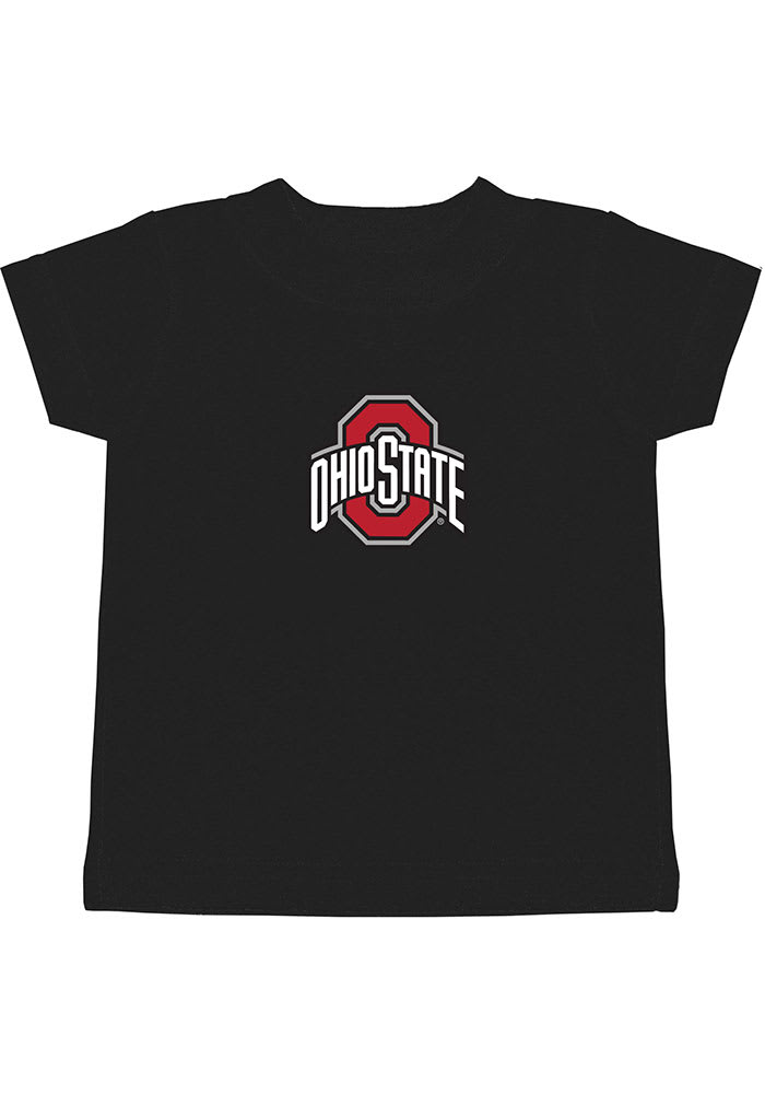 Ohio State Buckeyes Toddler Black Primary Logo Short Sleeve T-Shirt