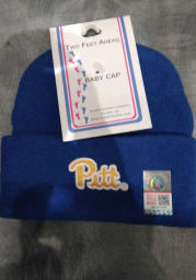 Pitt Panthers Solid Baby Knit Hat - Blue