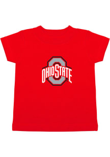 Ohio State Buckeyes Toddler Red Primary Logo Short Sleeve T-Shirt