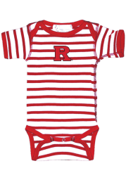 Rutgers Scarlet Knights Baby Red Skylar Short Sleeve One Piece