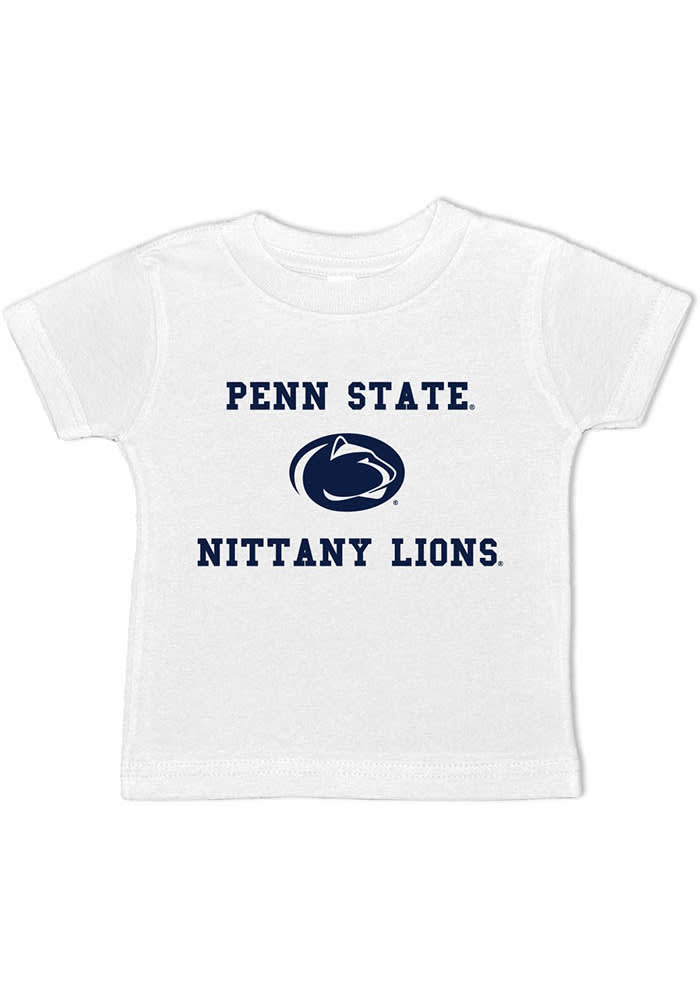Penn State Nittany Lions Toddler White #1 Short Sleeve T-Shirt