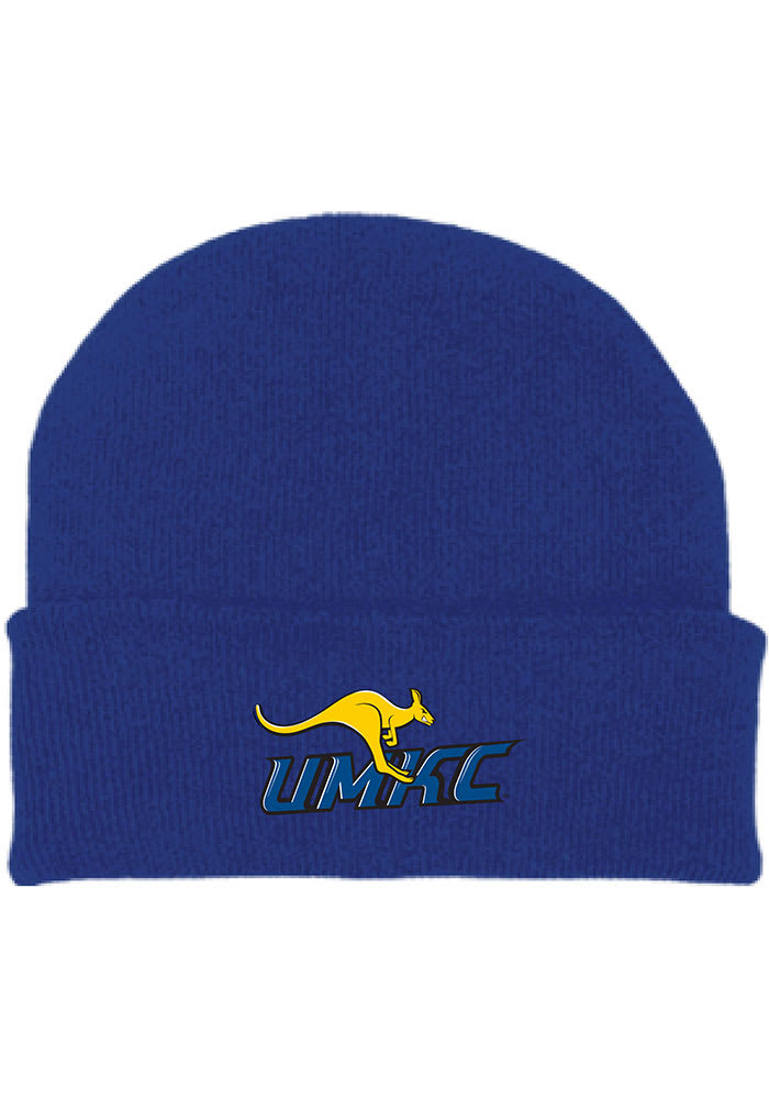 UMKC Roos Blue Cuffed Newborn Knit Hat