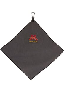 Grey Minnesota Golden Gophers Small Microfiber Golf Towel