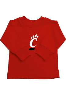 Cincinnati Bearcats Toddler Red Primary Logo Long Sleeve T-Shirt