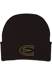 Emporia State Hornets Black Cuffed Newborn Knit Hat