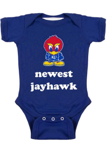 Kansas Jayhawks Baby Blue Newest Jayhawk Short Sleeve One Piece