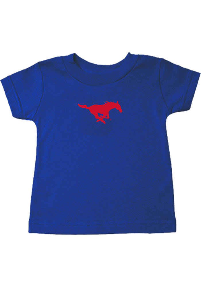 SMU Mustangs Toddler Blue Logan Short Sleeve T-Shirt