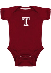 Temple Owls Baby Red Bailey Primary Short Sleeve One Piece