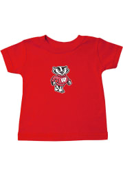 Wisconsin Badgers Toddler Red Logan Short Sleeve T-Shirt