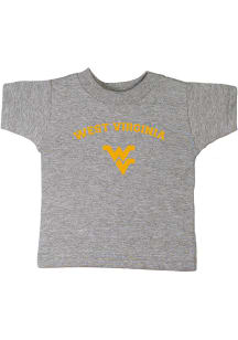West Virginia Mountaineers Infant Arch Wordmark Short Sleeve T-Shirt Grey