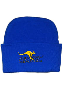 UMKC Roos Blue Team Logo Newborn Knit Hat