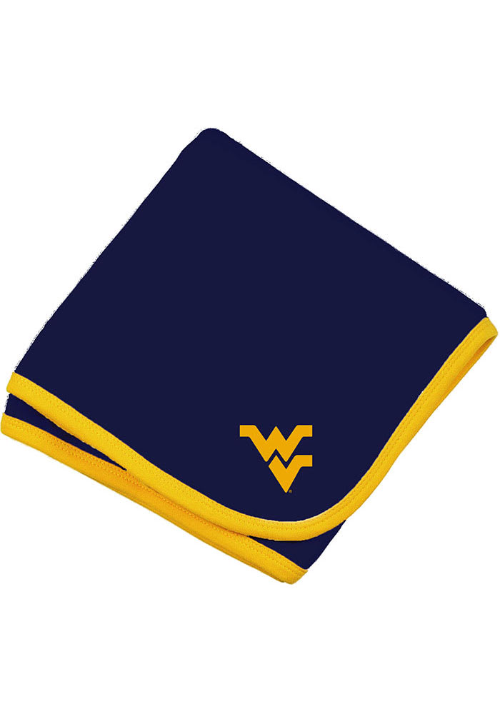 West Virginia Mountaineers Team Logo Baby Blanket