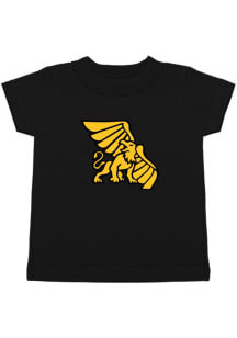 Missouri Western Griffons Toddler Black Primary Logo Short Sleeve T-Shirt