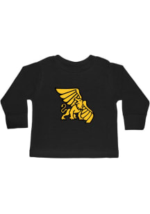 Missouri Western Griffons Toddler Black Primary Logo Long Sleeve T-Shirt