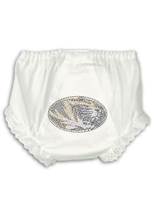 Missouri Tigers Baby White Team Logo  Bottoms Underwear