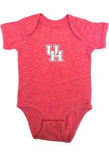 Houston Cougars Baby Red Vintage Short Sleeve One Piece