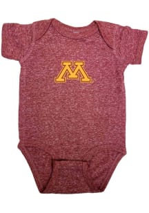 Baby Cardinal Minnesota Golden Gophers Vintage Short Sleeve One Piece