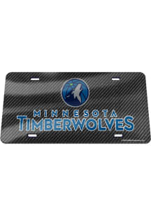 Minnesota Timberwolves Specialty Carbon License Frame