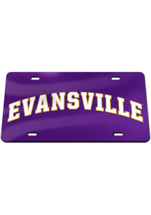 Evansville Purple Aces Specialty Logo License Frame